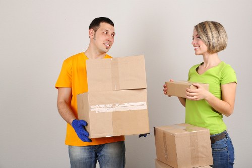 House movers planning a residential move in Kennington