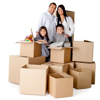 Fragile household items carefully wrapped for transport